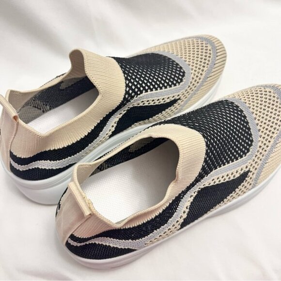 Knit Slip-On Sock Sneakers | Platform Walking Comfort Shoes | Size 39 / 8.5 - Picture 8 of 8